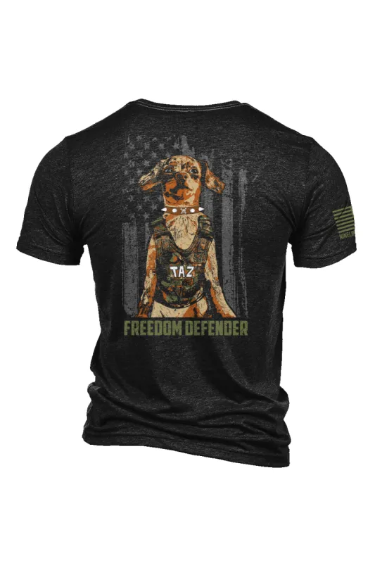 Taz Flag - T-Shirt sold by Nine Line