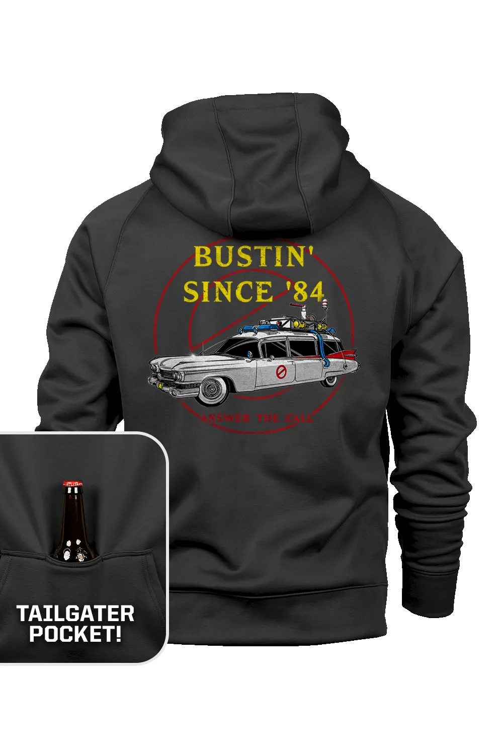 Bustin' Since '84 - Raglan Tailgater Hoodie sold by Nine Line
