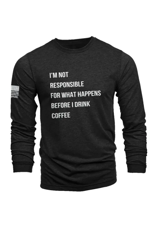 NOT RESPONSIBLE - Long Sleeve Tri-Blend sold by Nine Line