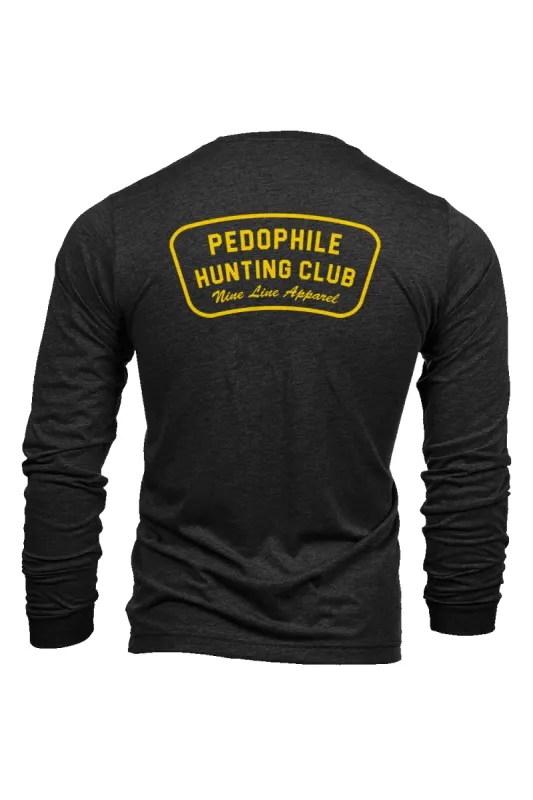 Pedo Hunting Club - Long-Sleeve Shirt sold by Nine Line