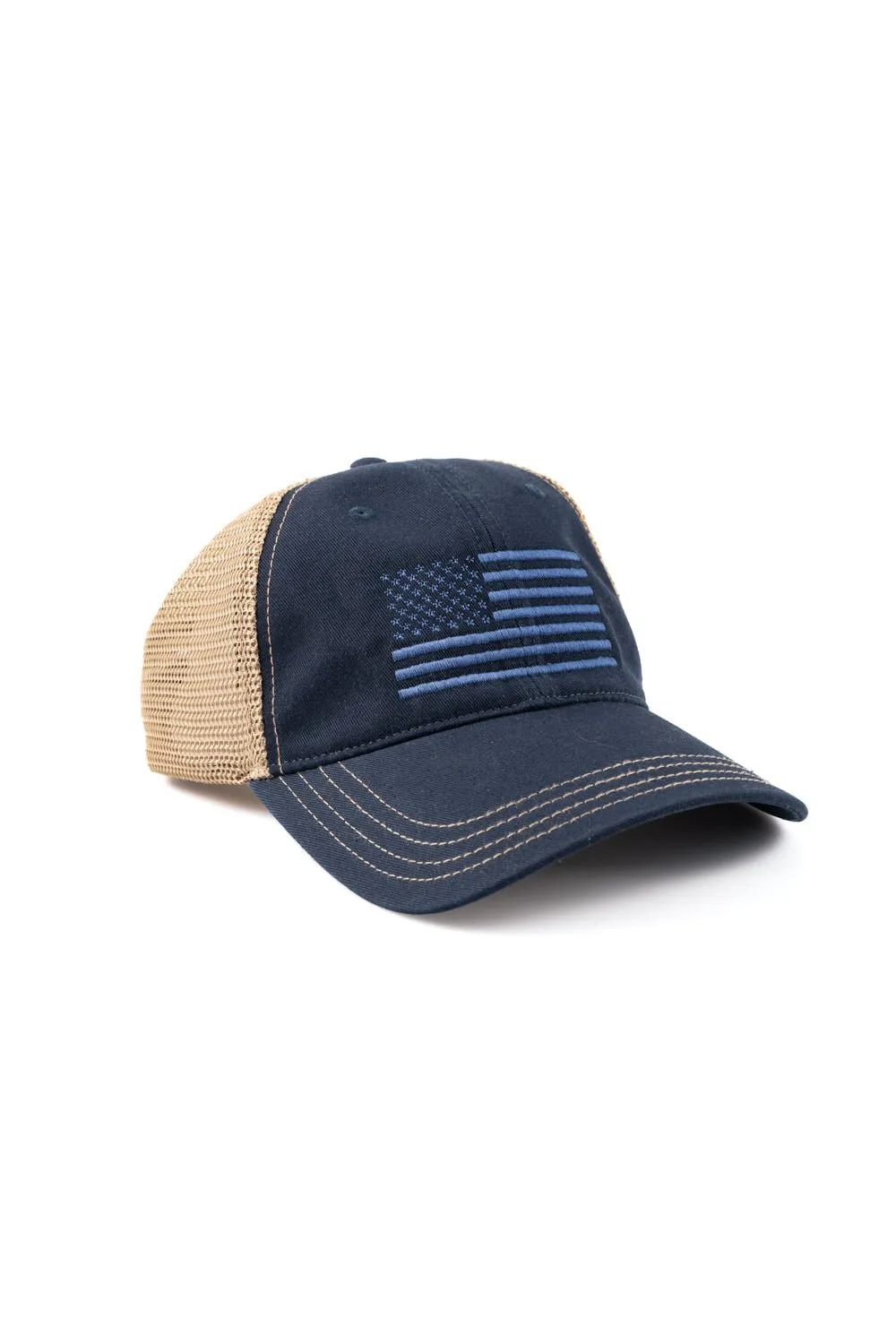 American Flag Richardson Trucker Dad Hat sold by Nine Line product image thumbnail 3