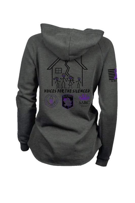 Domestic Violence Awareness Month - Women's Hoodie sold by Nine Line