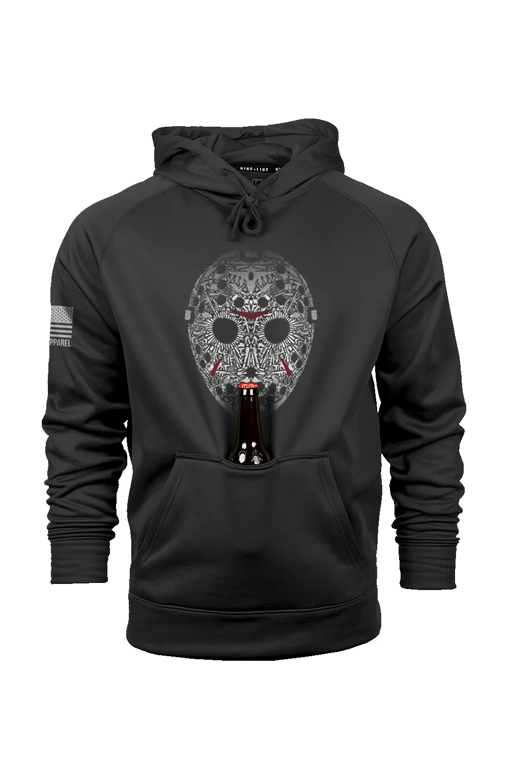 Friday the 13th - Raglan Tailgater Hoodie sold by Nine Line