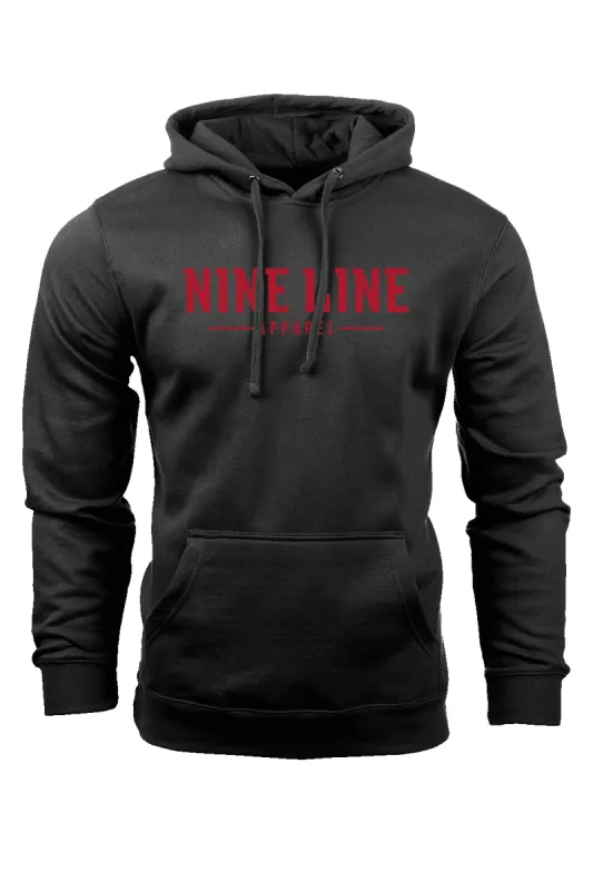 Mens Version Basic NLA ( Red ) - Hoodie sold by Nine Line