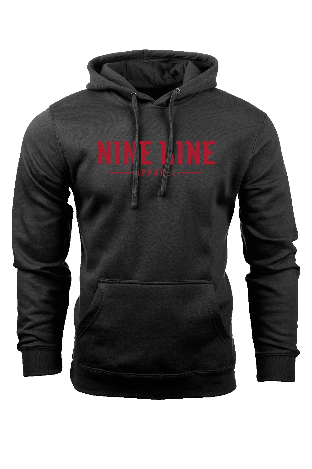 Mens Version Basic NLA ( Red ) - Hoodie sold by Nine Line