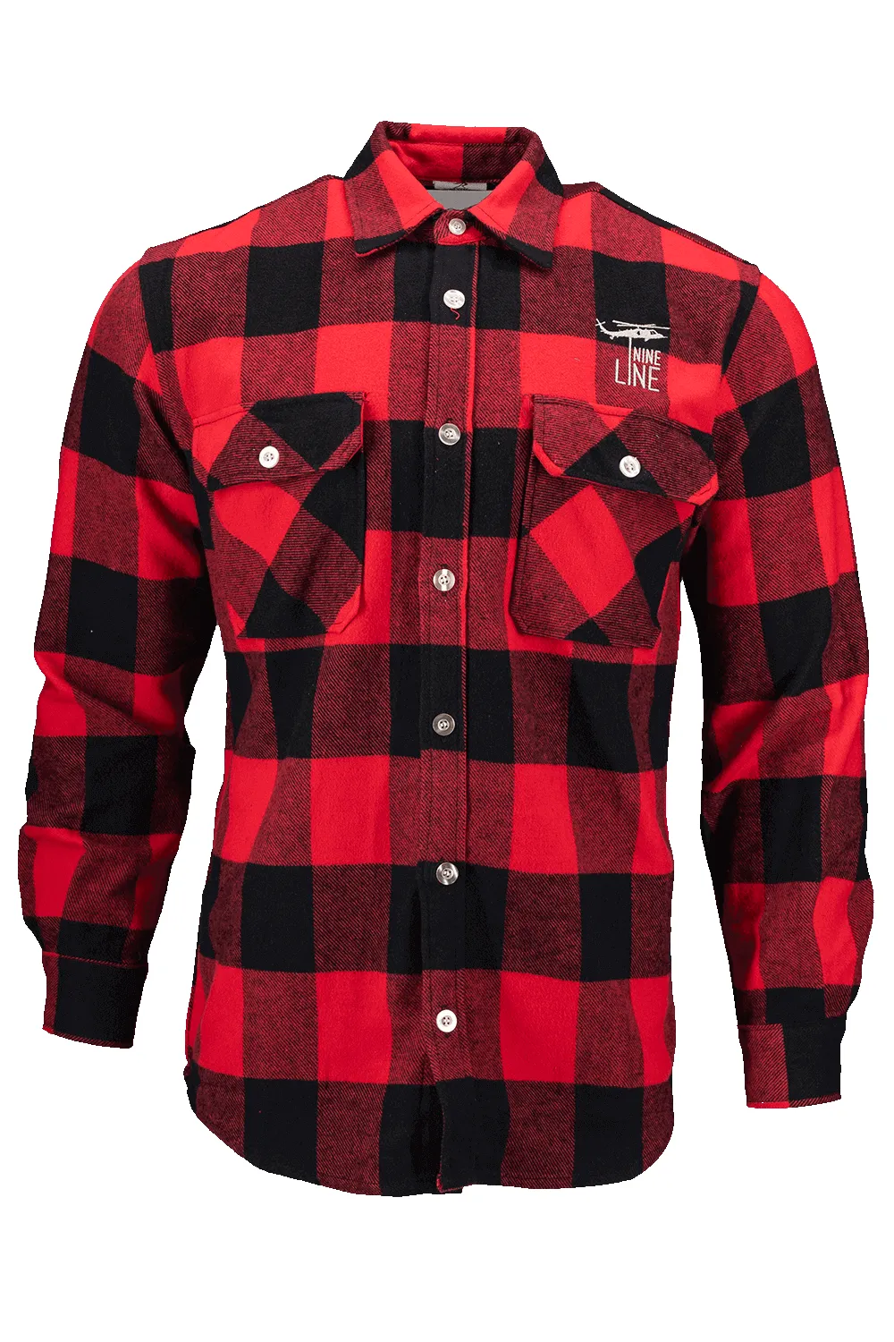 Buffalo Flannel - Drop Line Logo sold by Nine Line