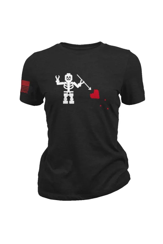 Block Beard Flag - Women's T-Shirt sold by Nine Line