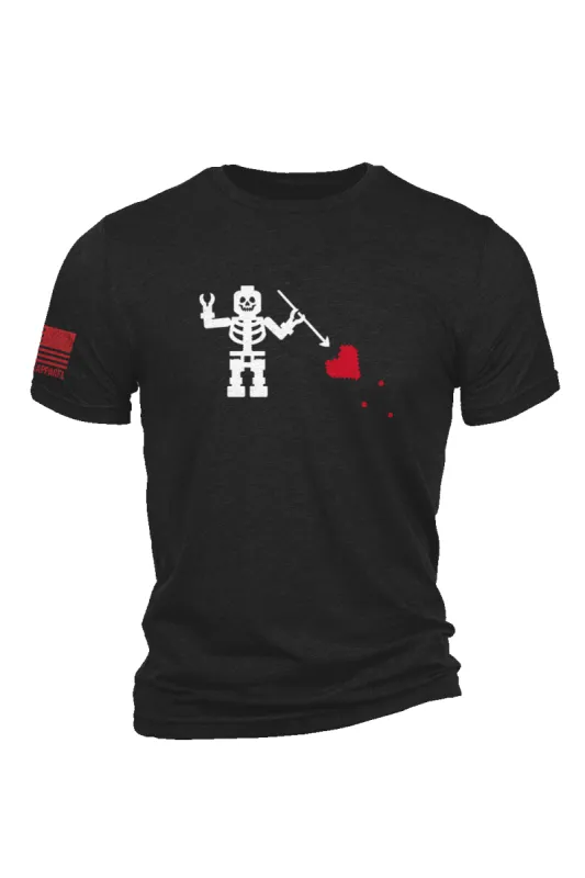 Block Beard Flag - T-Shirt sold by Nine Line