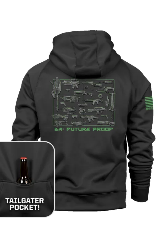 Sci-Fi 2A - Raglan Tailgater Hoodie sold by Nine Line