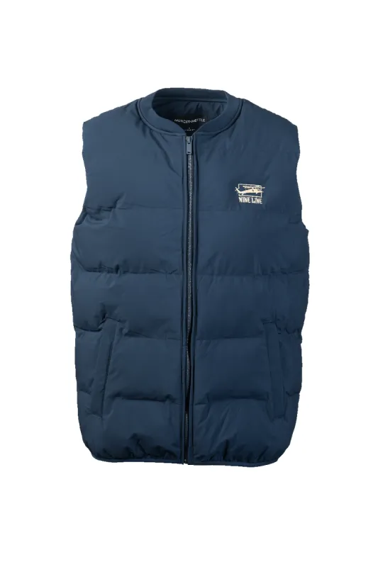 Women's Puffy Vest sold by Nine Line