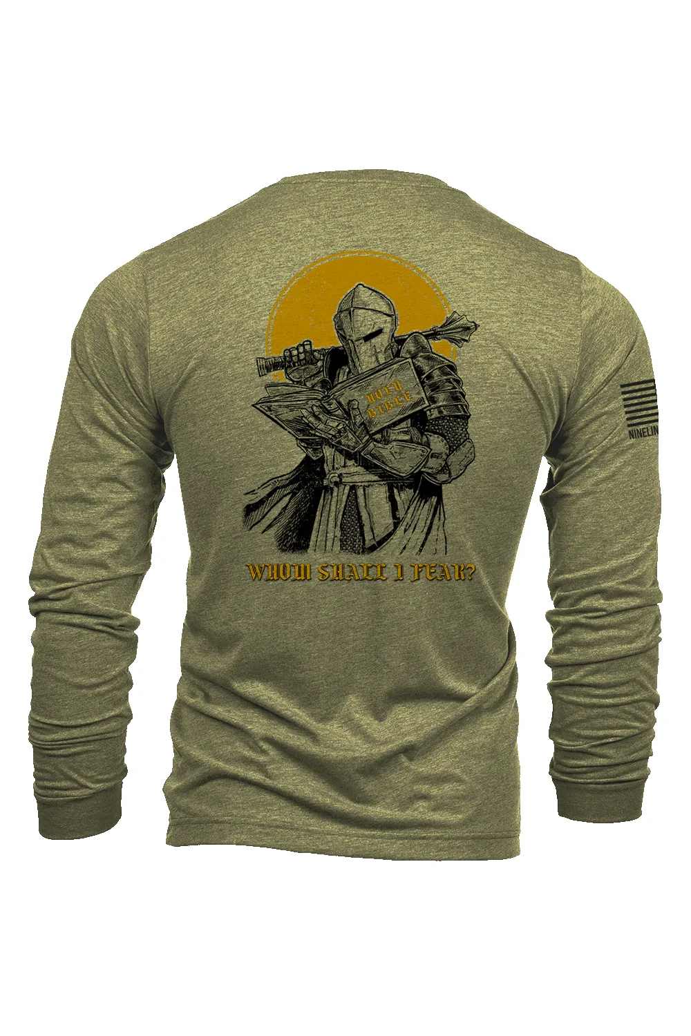 Whom Shall (Psalm 27:1) - Long-Sleeve Shirt sold by Nine Line