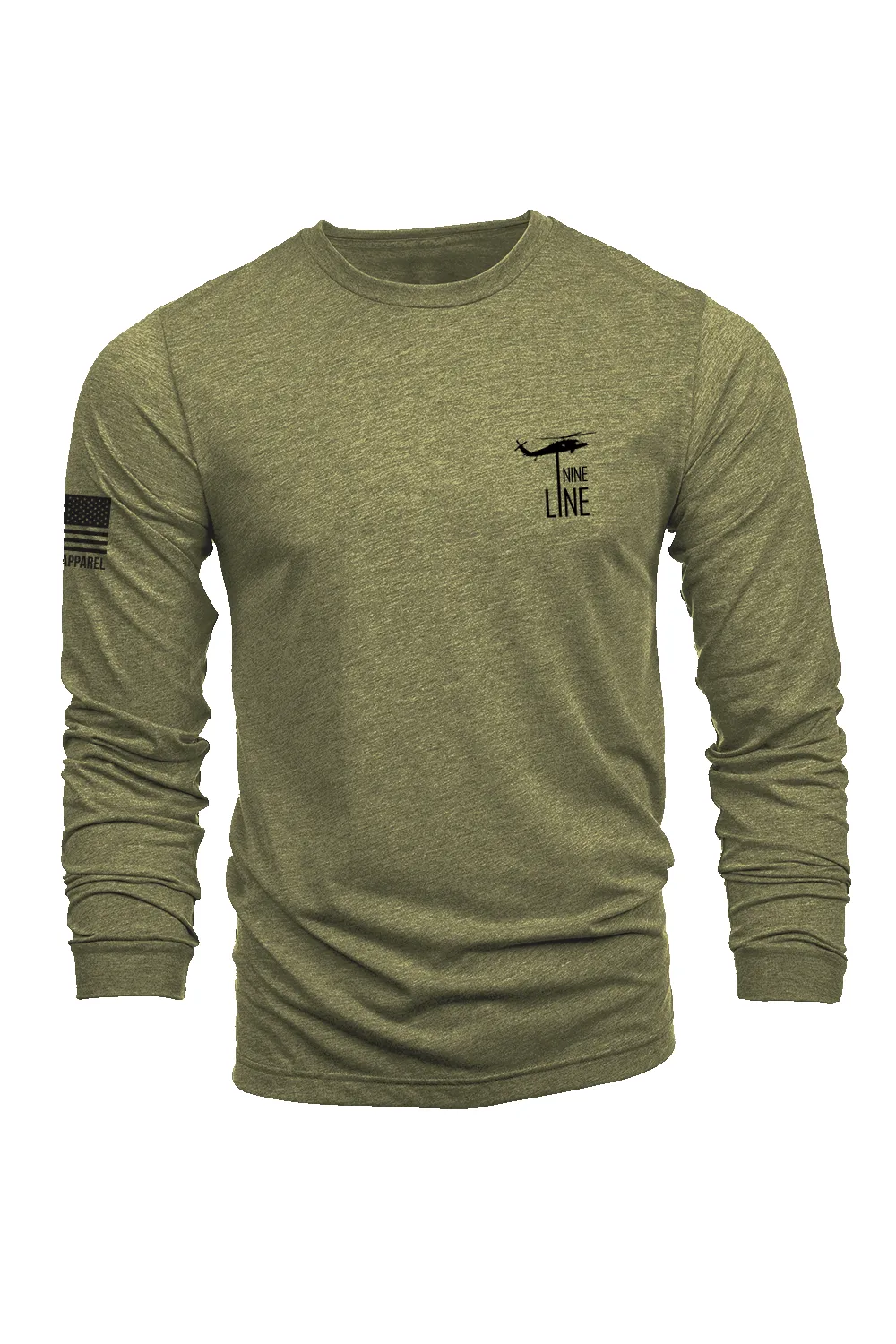 Whom Shall (Psalm 27:1) - Long-Sleeve Shirt sold by Nine Line product image thumbnail 2