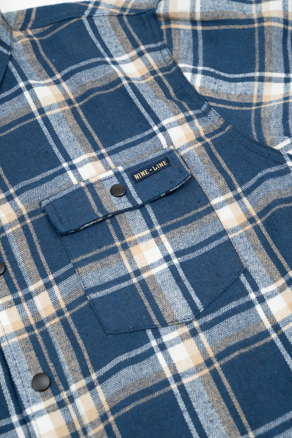 Button-Up Snap Flannel Shirt sold by Nine Line product image thumbnail 4