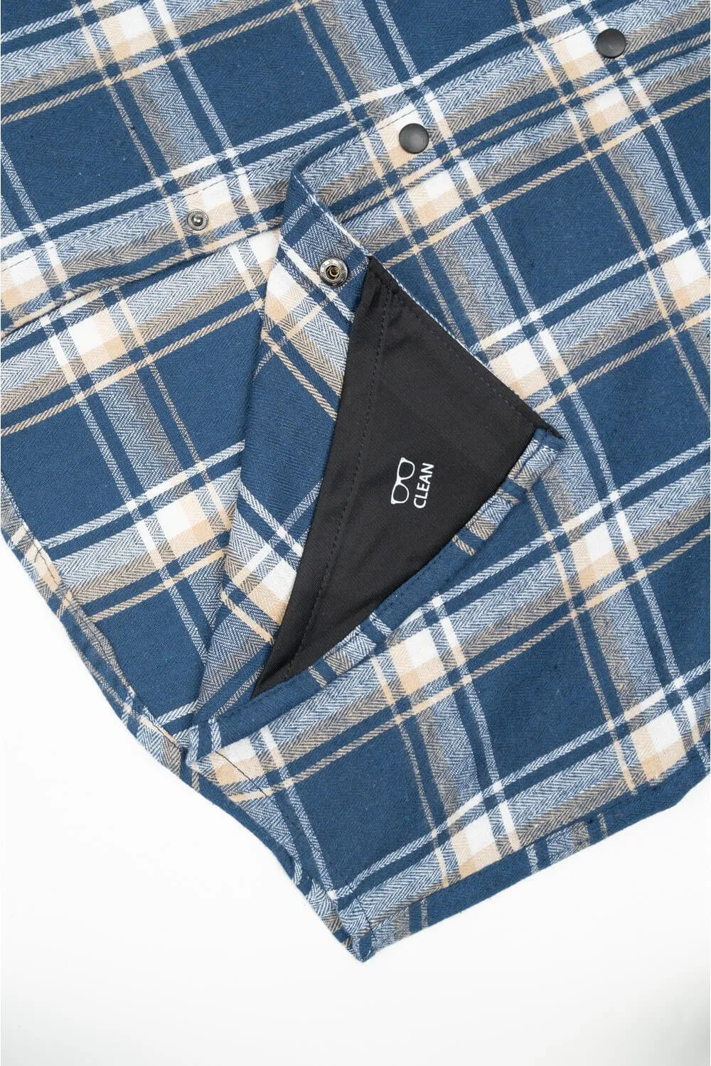 Button-Up Snap Flannel Shirt sold by Nine Line product image thumbnail 5