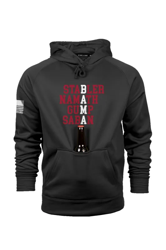 AL Tailgater Hoodie - Raglan Tailgater Hoodie sold by Nine Line
