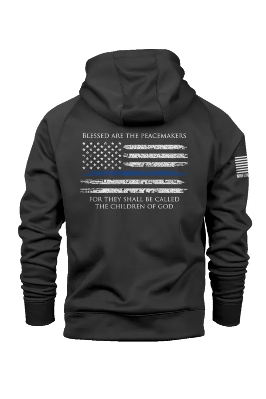 Thin Blue Line - Tailgater Hoodie sold by Nine Line