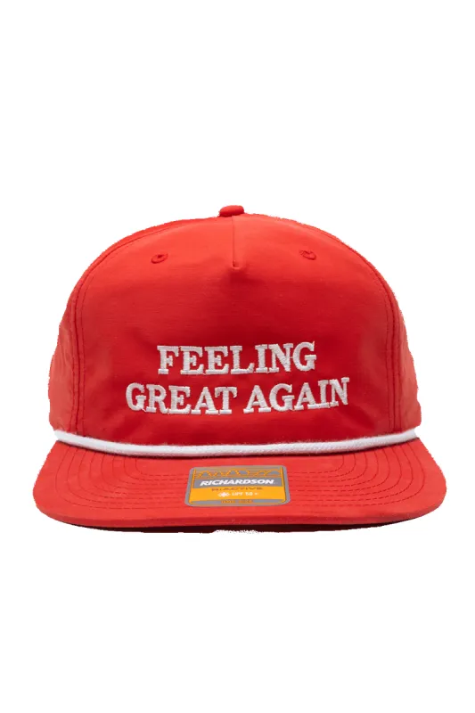 Feeling Great Again - Richardson UMPQUA Snapback Hat sold by Nine Line