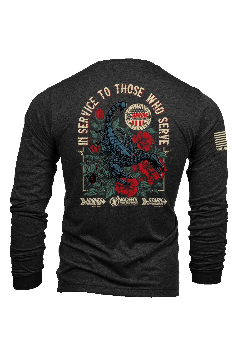 Arrow Exterminators - Long-Sleeve Shirt sold by Nine Line