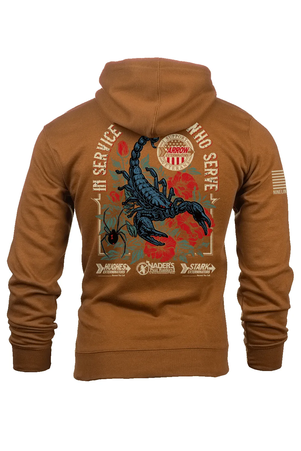 Arrow Exterminators - Hoodie sold by Nine Line product image thumbnail 3