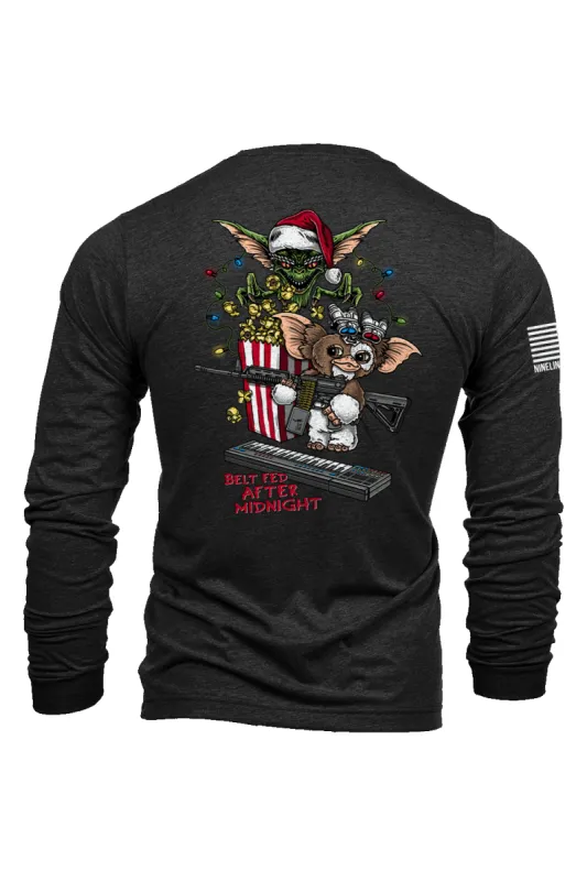 Belt Fed Christmas - Long Sleeve T-Shirt sold by Nine Line