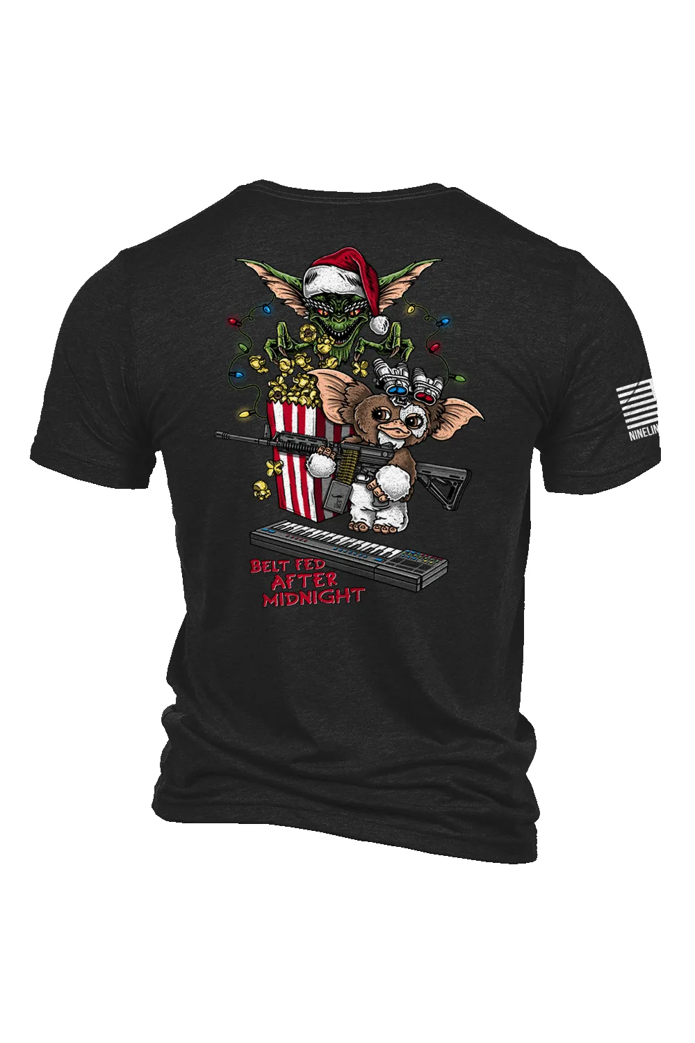 Belt Fed Christmas - T-Shirt sold by Nine Line