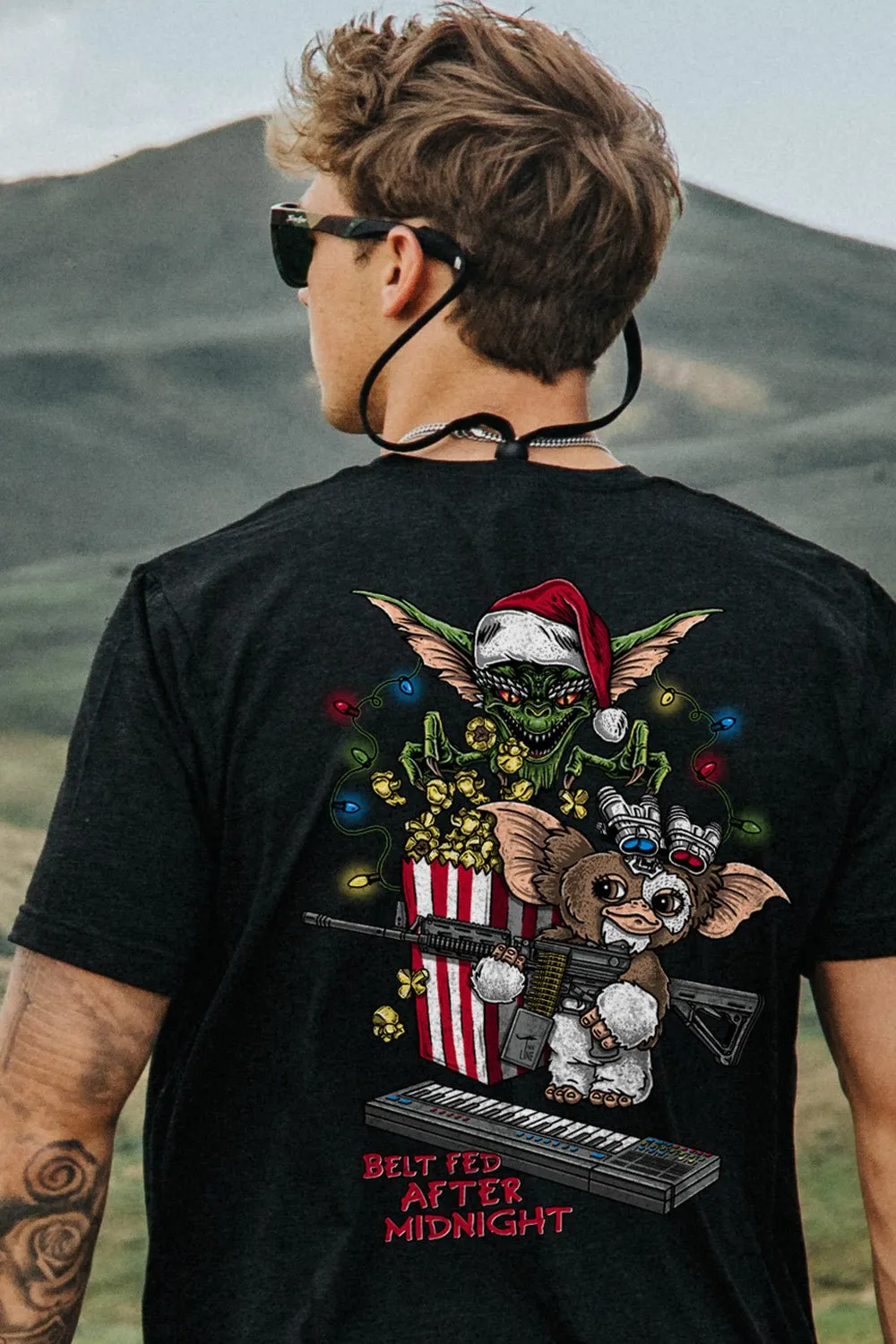 Belt Fed Christmas - T-Shirt sold by Nine Line product image thumbnail 2