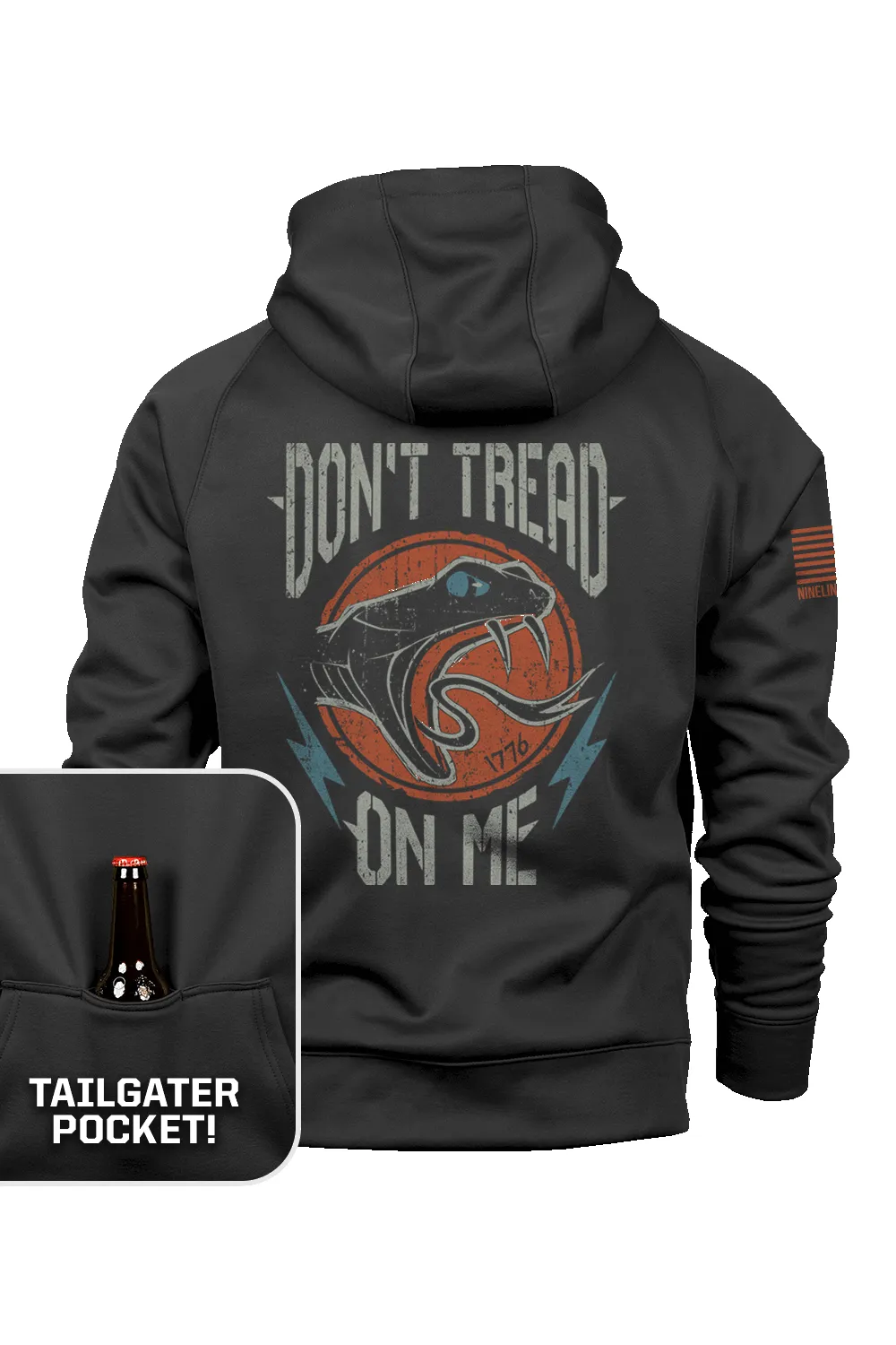 Tread Snake - Tailgater Hoodie sold by Nine Line
