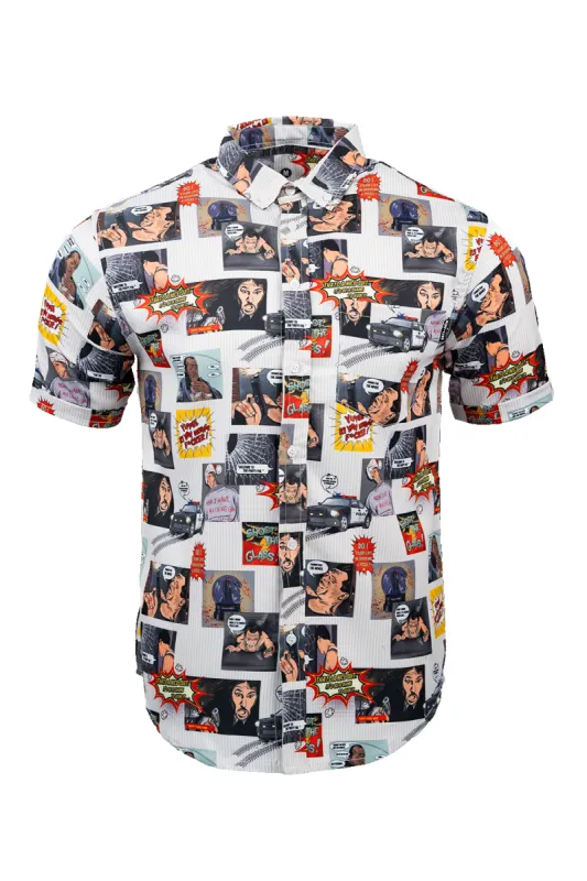 Yippee-Ki-Yay - Casual Button Down Shirt sold by Nine Line