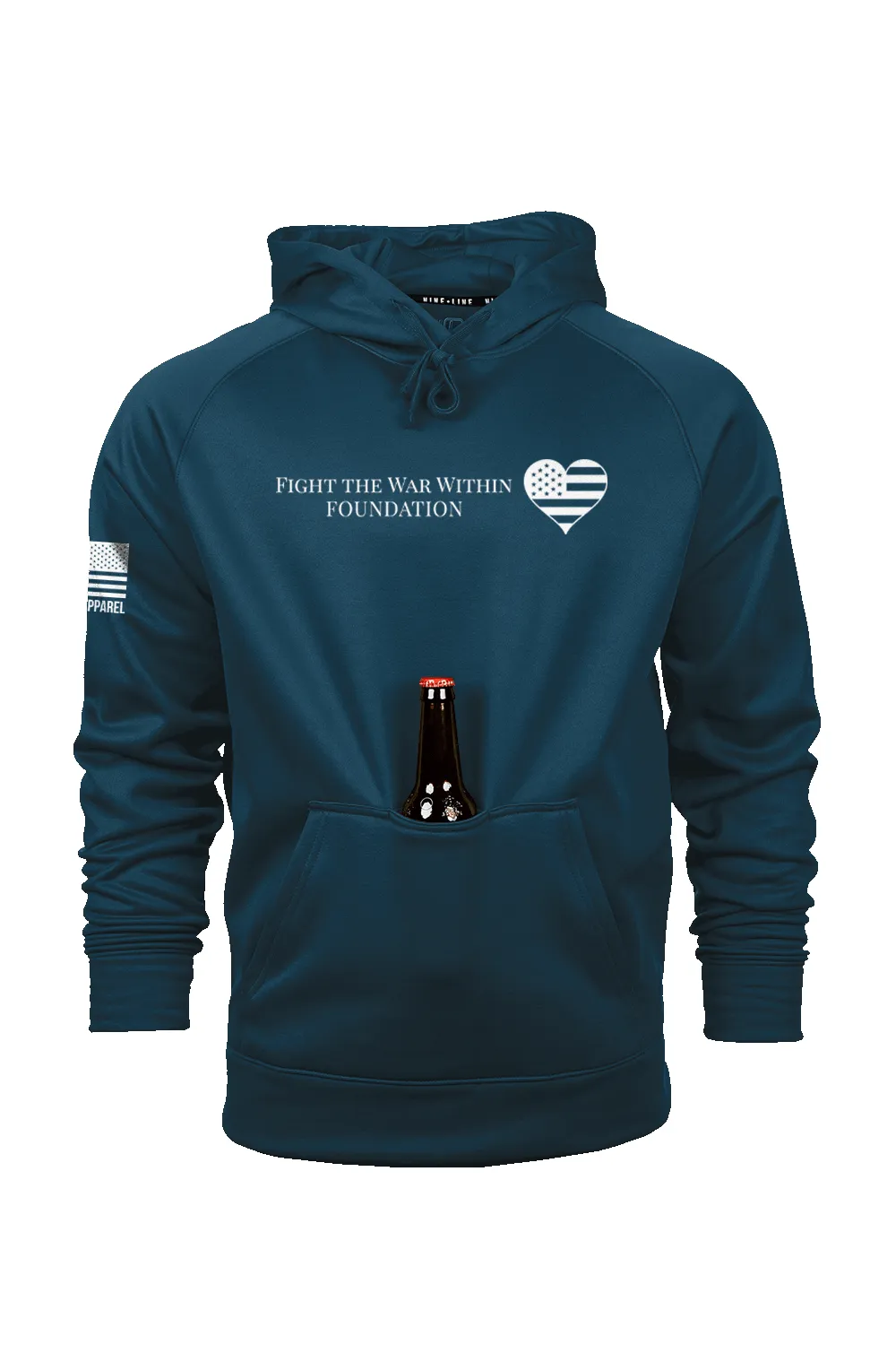 Fight The War Within - Tailgater Hoodie sold by Nine Line product image thumbnail 4