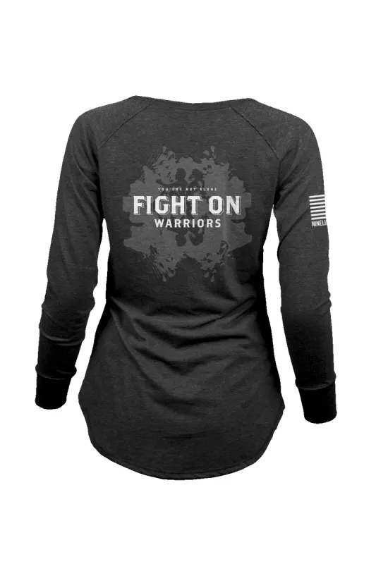 Fight The War Within - Women's Long-Sleeve Shirt sold by Nine Line
