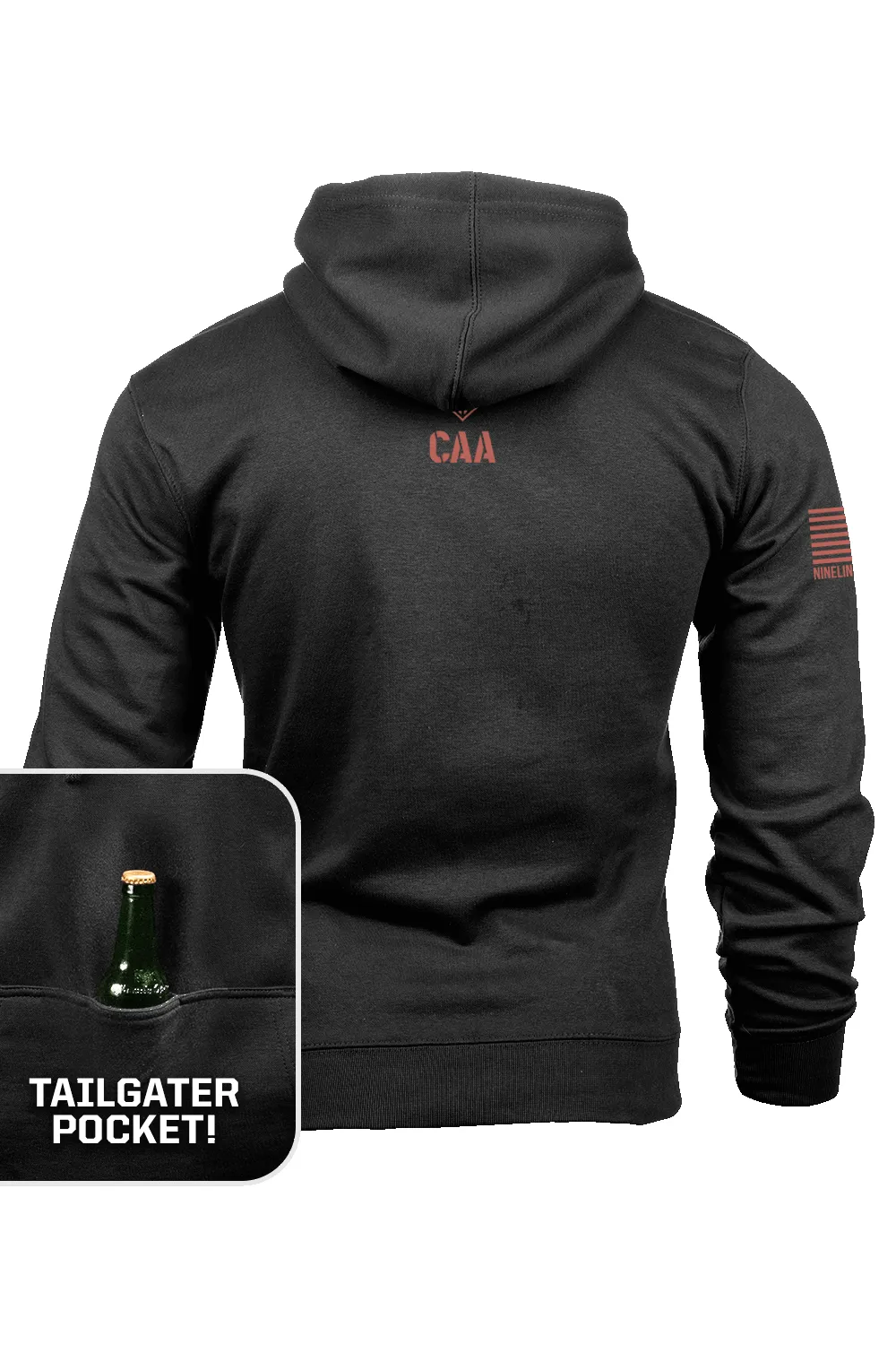 MCK - Peppermint, Presents, and Pew pews - Tailgater Hoodie sold by Nine Line product image thumbnail 2