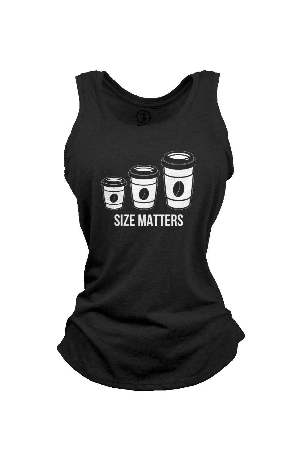 Andrew Flanagan - Size Matters - Women's Racerback Tank sold by Nine Line