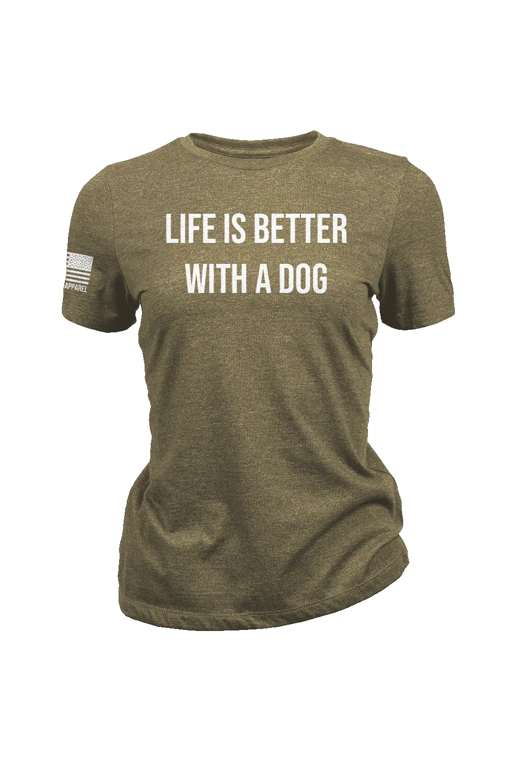 Life's Better With A Dog - Women's T-Shirt sold by Nine Line product image thumbnail 3