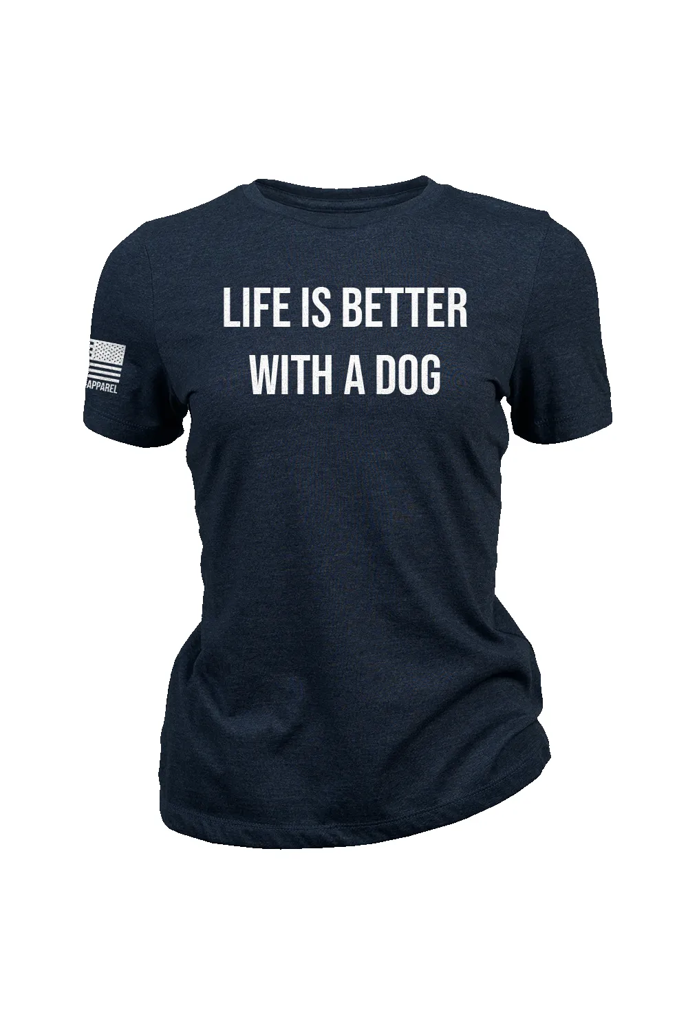 Life's Better With A Dog - Women's T-Shirt sold by Nine Line product image thumbnail 5