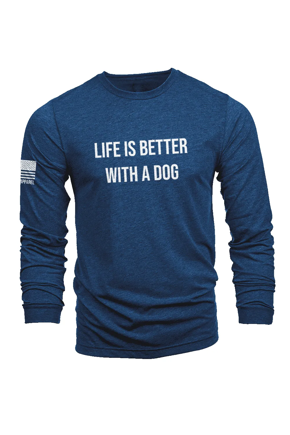 Life's Better With A Dog - Long-Sleeve Shirt sold by Nine Line product image thumbnail 3