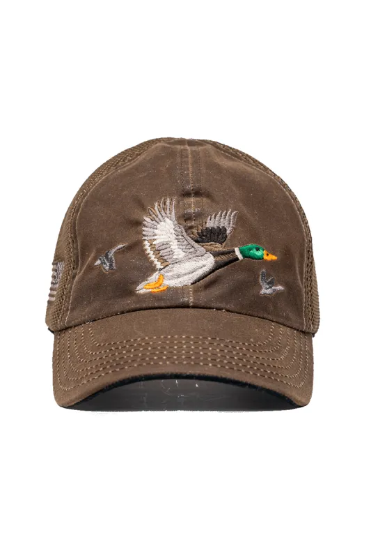 Mallard - Heritage Waxed Cotton American Made Hat sold by Nine Line