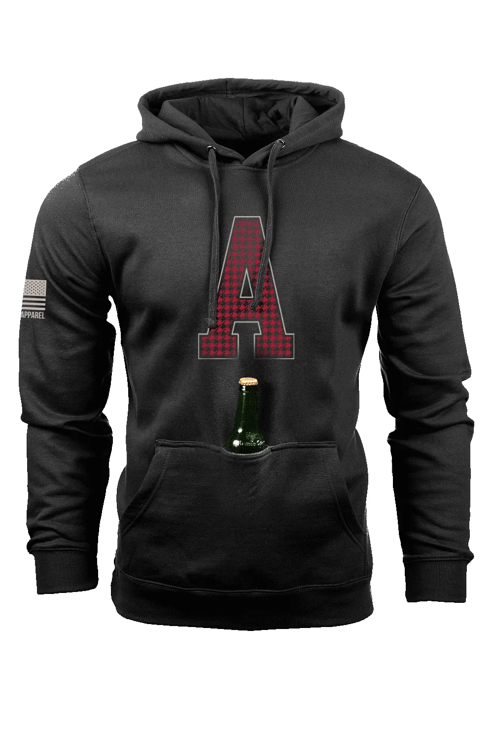 Houndstooth "A" - Tailgater Hoodie sold by Nine Line product image thumbnail 3