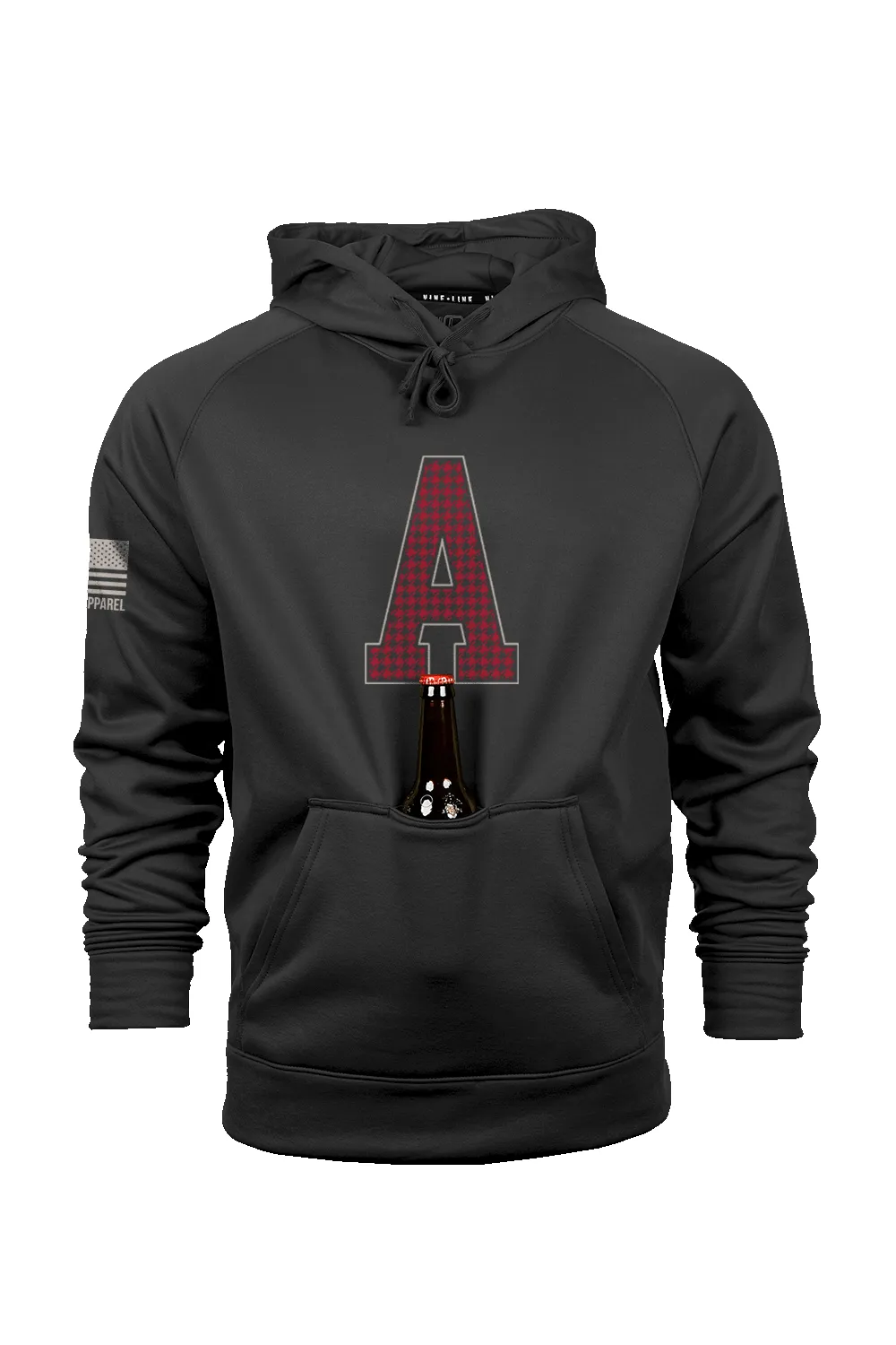 Houndstooth "A" - Tailgater Hoodie sold by Nine Line