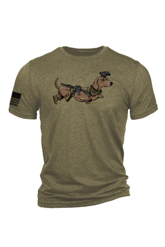 Tactical Wiener - T-Shirt sold by Nine Line