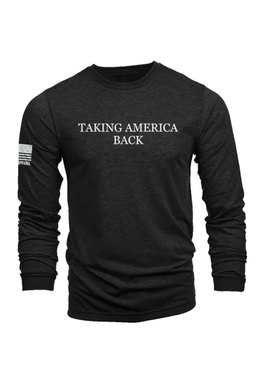 Taking America Back - Long-Sleeve Shirt sold by Nine Line