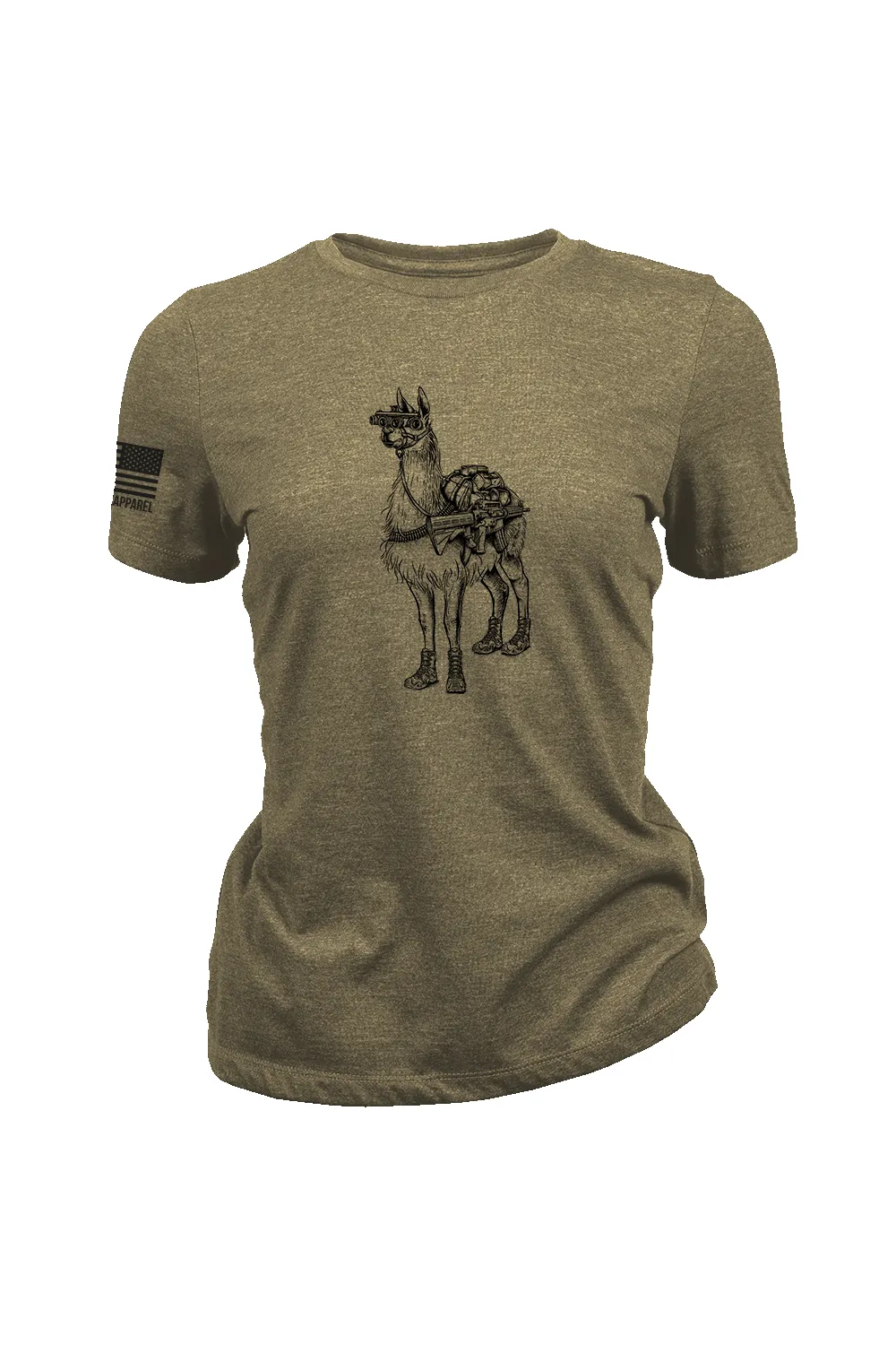 Freedom Llama - Women's T-Shirt sold by Nine Line