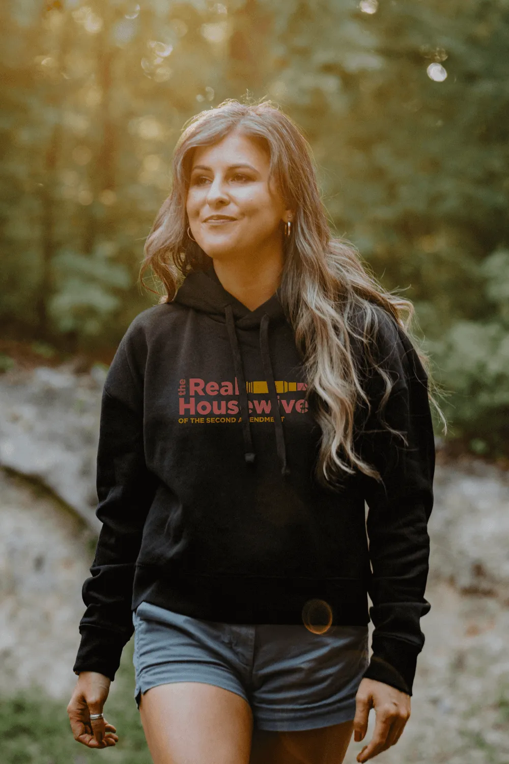 RHW Lipstick - Women's Boxy Hoodie sold by Nine Line product image thumbnail 2