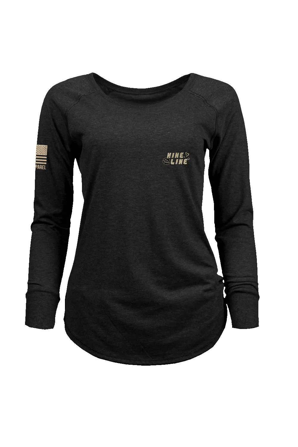 If He Can't Reload - Women's Long-Sleeve Shirt sold by Nine Line product image thumbnail 2