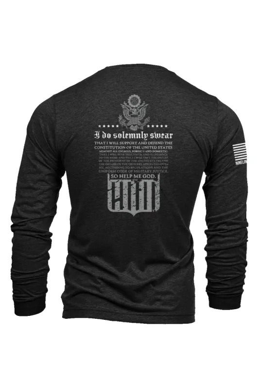 The Oath - Long-Sleeve T-Shirt sold by Nine Line