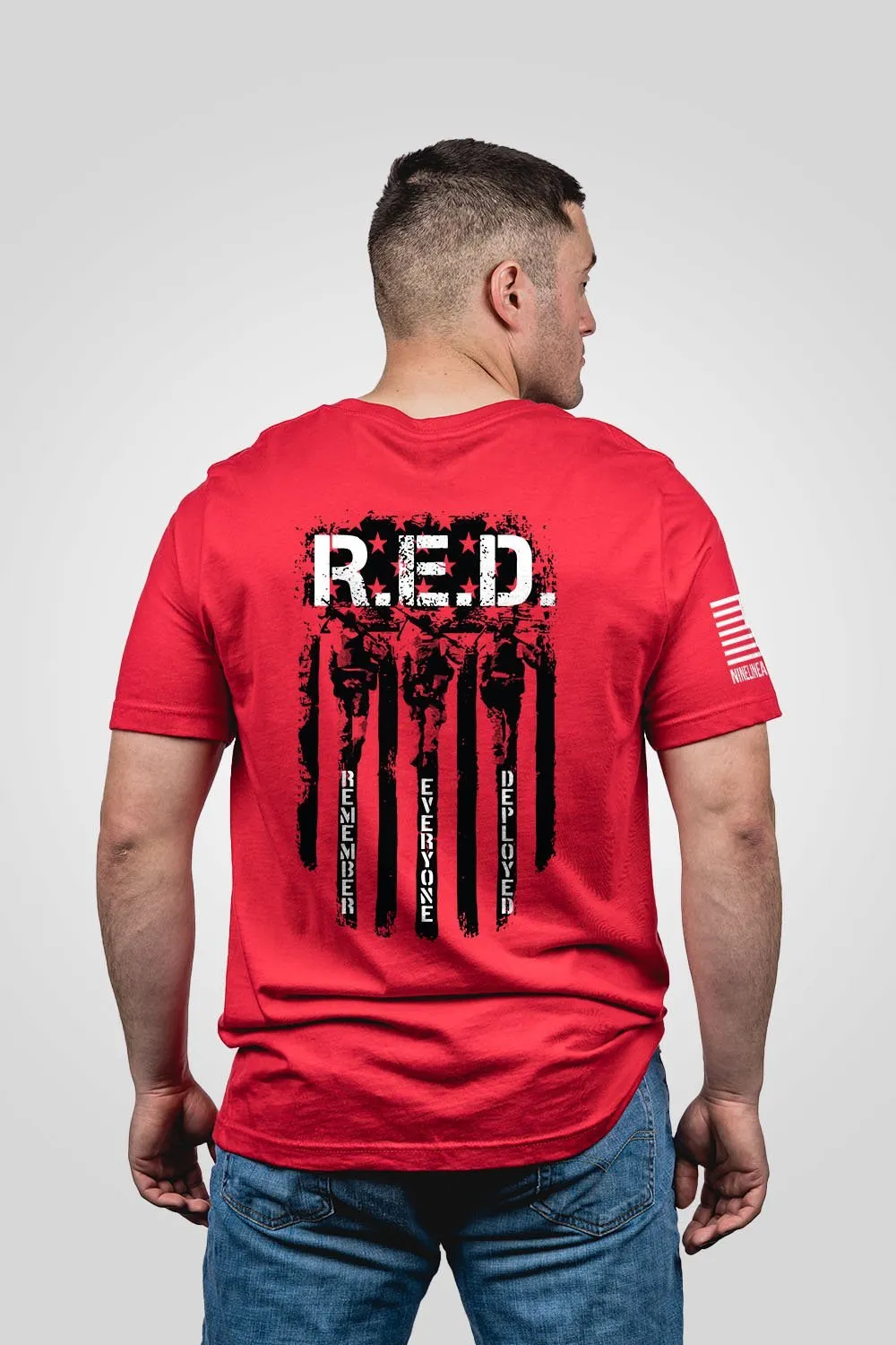 RED Remember Everyone Deployed - T-Shirt sold by Nine Line