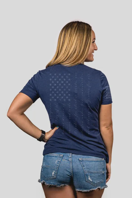 The Pledge - Women's Relaxed T-Shirt sold by Nine Line