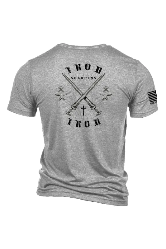 Proverbs 27:17 - T-Shirt sold by Nine Line