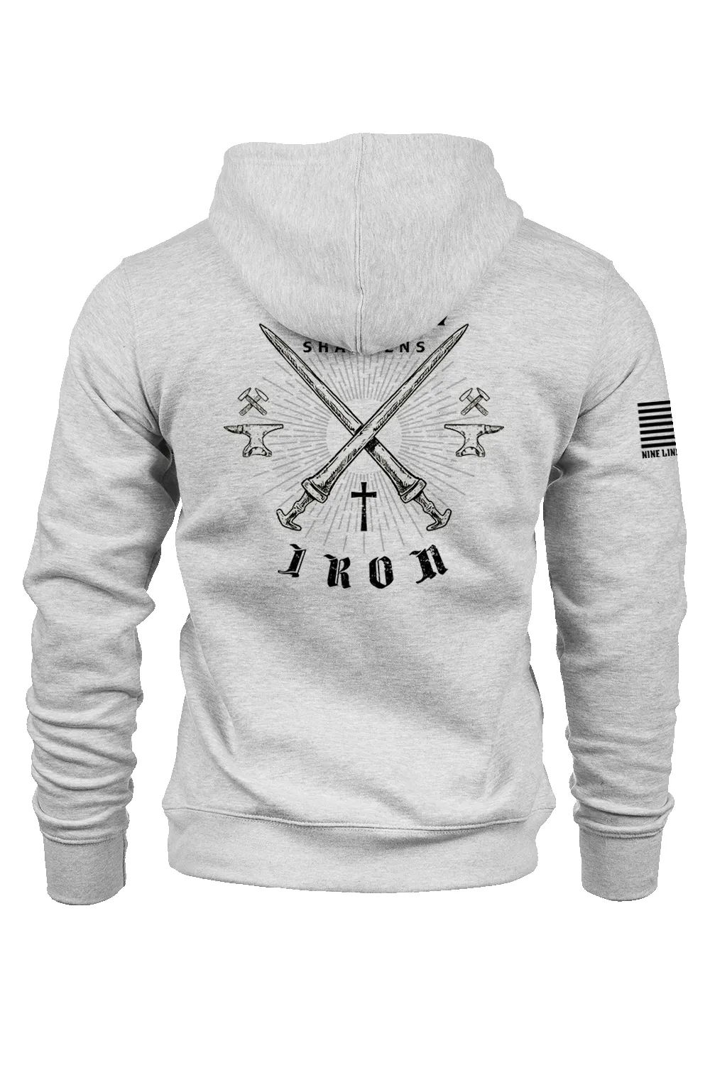 Proverbs 27:17 - Hoodie sold by Nine Line product image thumbnail 5