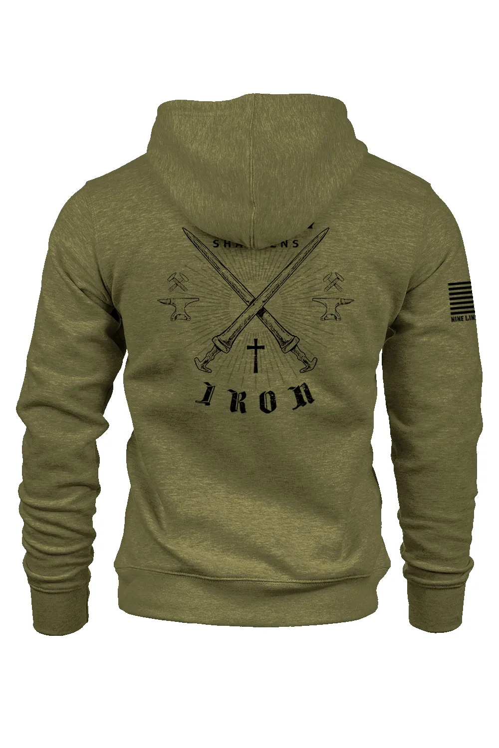 Proverbs 27:17 - Hoodie sold by Nine Line product image thumbnail 3