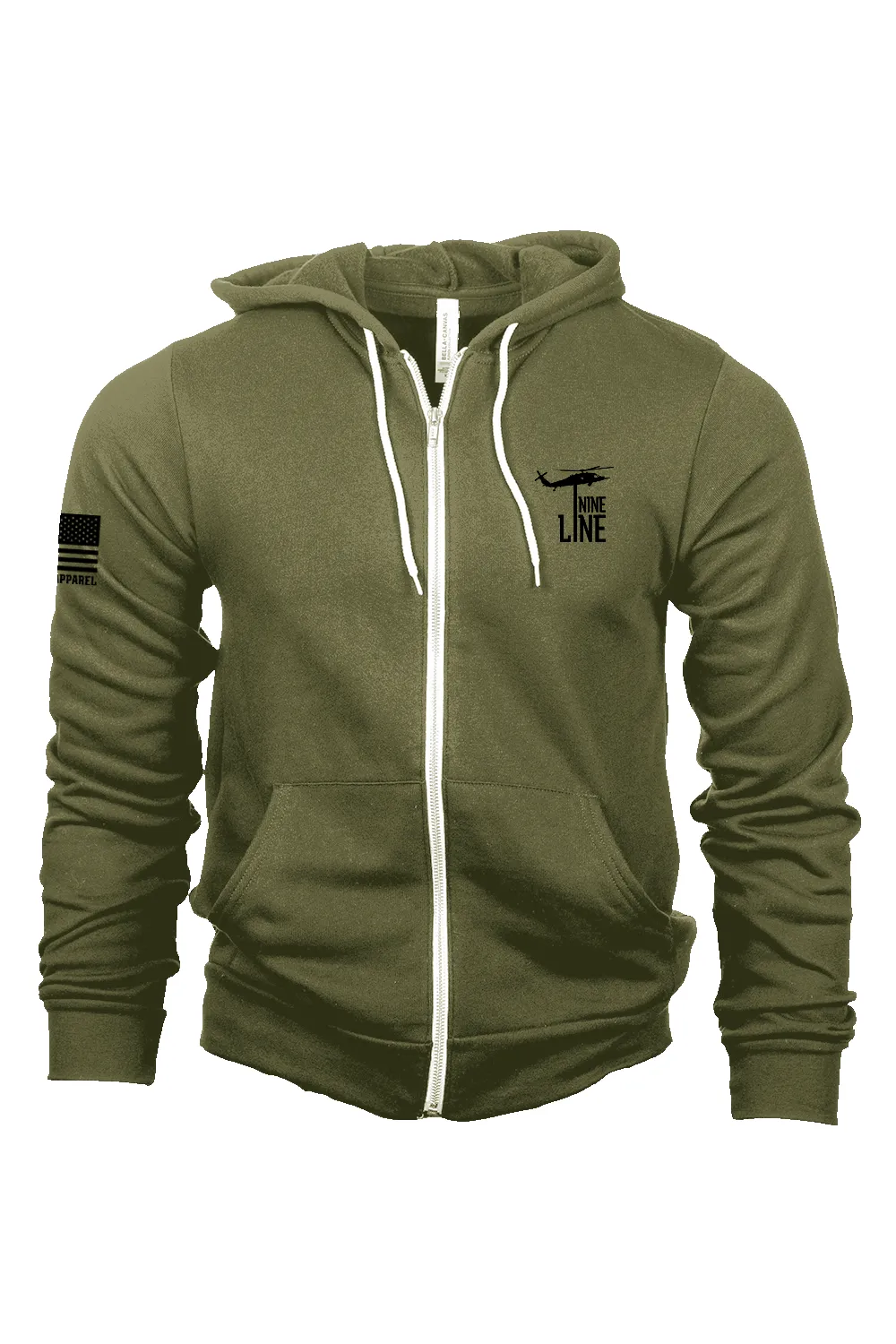 Proverbs 27:17 - Full-Zip Hoodie sold by Nine Line product image thumbnail 4